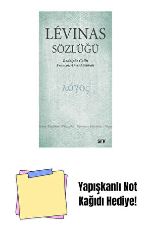 Levinas Sözlüğü + Yapışkanlı Not Kağıdı