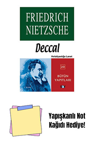 Deccal Hıristiyanlığa Lanet + Yapışkanlı Not Kağıdı