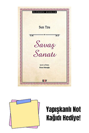 Savaş Sanatı / Sun Tzu + Yapışkanlı Not Kağıdı