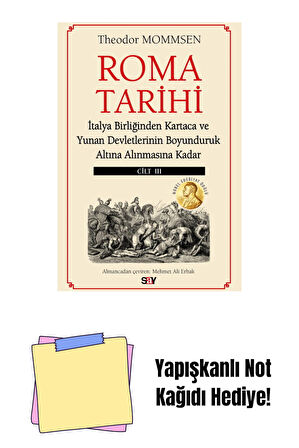 Roma Tarihi III.Cilt + Yapışkanlı Not Kağıdı