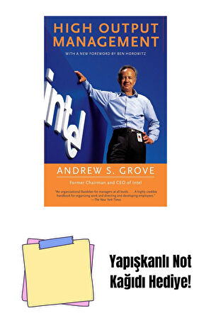 High Output Management + Yapışkanlı Not Kağıdı