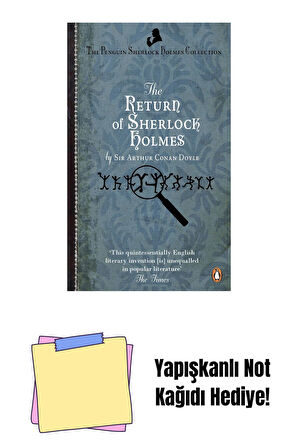 The Return of Sherlock Holmes + Yapışkanlı Not Kağıdı