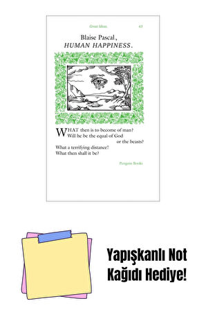 Human Happiness + Yapışkanlı Not Kağıdı