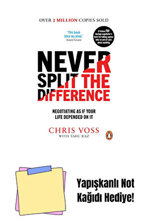 Never Split the Difference: Negotiating as if Your Life Depended on It + Yapışkanlı Not Kağıdı