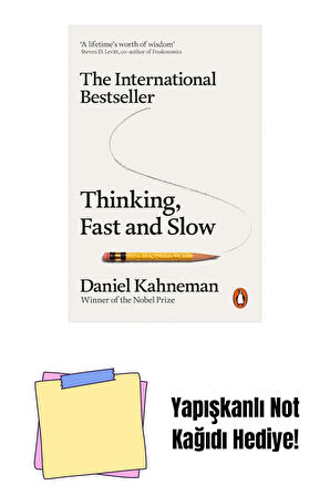Thinking, Fast and Slow + Yapışkanlı Not Kağıdı