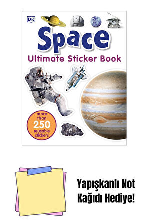 Space Ultimate Sticker Book + Yapışkanlı Not Kağıdı