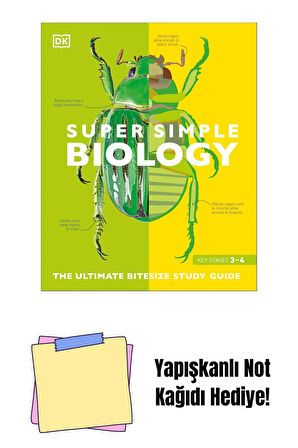 Super Simple Biology: The Ultimate Bitesize Study Guide + Yapışkanlı Not Kağıdı