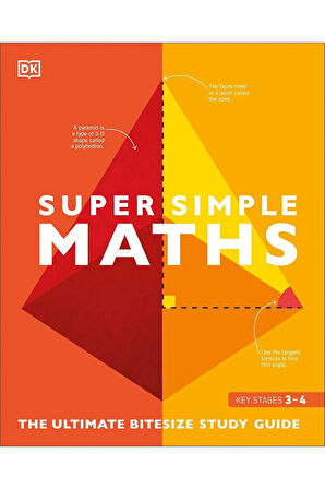Super Simple Maths: The Ultimate Bitesize Study Guide + Yapışkanlı Not Kağıdı
