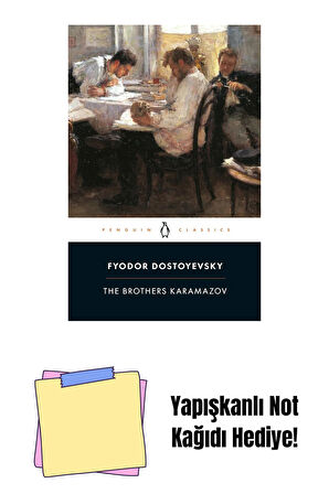 The Brothers Karamazov: A Novel in Four Parts and an Epilogue + Yapışkanlı Not Kağıdı