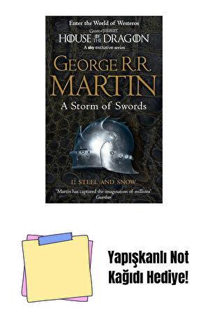 Storm of Swords 1: Book 3 + Yapışkanlı Not Kağıdı