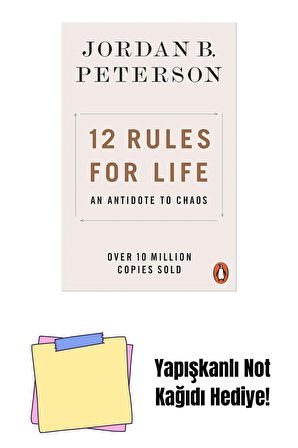 12 Rules for Life: An Antidote to Chaos + Yapışkanlı Not Kağıdı