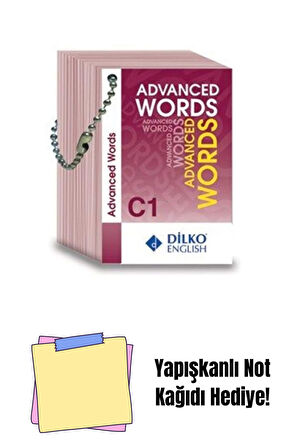 Dilko Kelime Kartı-C1 + Yapışkanlı Not Kağıdı