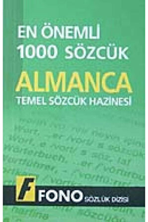 En Önemli 1000 Sözcük - Almanca Temel Sözcük Hazinesi + Yapışkanlı Not Kağıdı