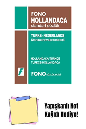 Hollandaca Standart Sözlük: Hollandaca / Türkçe - Türkçe / Hollandaca + Yapışkanlı Not Kağıdı