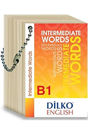 Intermediate Words (Kelime Kartı B1) + Yapışkanlı Not Kağıdı