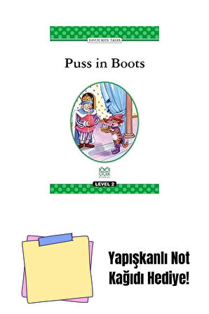 Puss in Boots + Yapışkanlı Not Kağıdı
