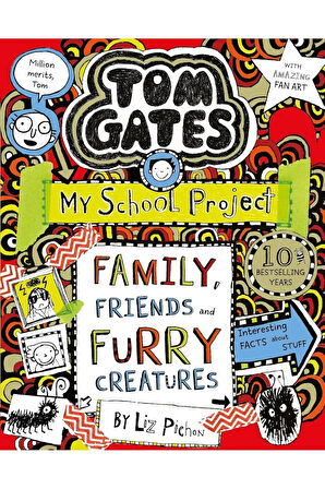 Tom Gates: Family, Friends and Furry Creatures: 12 + Yapışkanlı Not Kağıdı