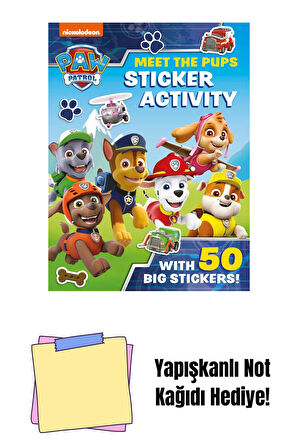 Paw Patrol: Meet the Pups Sticker Activity + Yapışkanlı Not Kağıdı