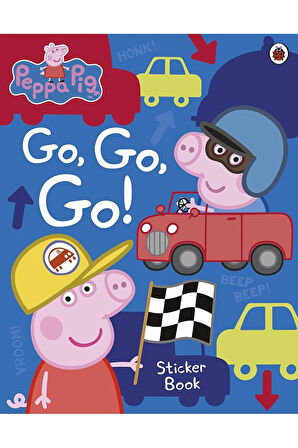 Peppa Pig: Go, Go, Go! : Vehicles Sticker Book + Yapışkanlı Not Kağıdı