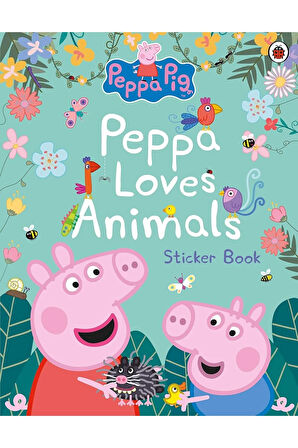 Peppa Pig: Peppa Loves Animals: Sticker Activity Book + Yapışkanlı Not Kağıdı