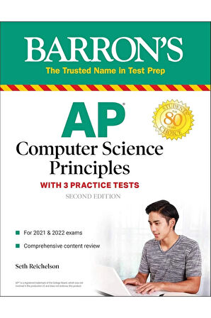 AP Computer Science Principles with 3 Practice Tests + Yapışkanlı Not Kağıdı