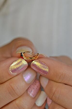 Uğur Böceği Halka Piercing Helix Kıkırdak