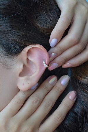 Halka Piercing Tragus Helix Kıkırdak Küpe