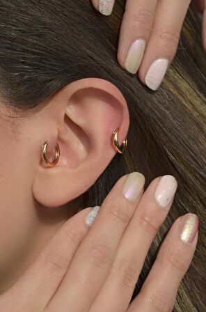 Halka Piercing Tragus Helix Kıkırdak Küpesi