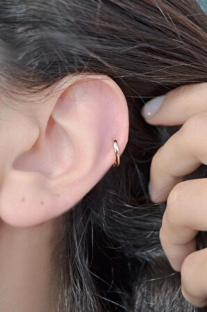 Düz Halka Tragus Piercing