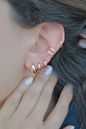 Düz Halka Tragus Piercing