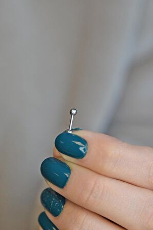 İki Ucu Top Çelik Piercing Helix Kıkırdak 6 mm