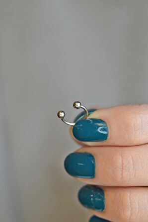 8 mm Rose Çelik Top Uçlu Piercing Septum Kıkırdak