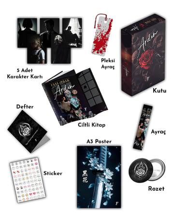 Arden 1 (Ciltli) + Arden 1 (Ciltli - Kutulu Özel Set) + Okuma Sticker'ları