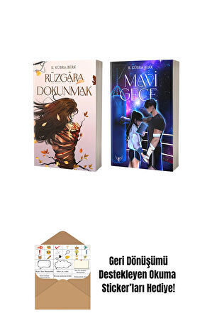 Rüzgâra Dokunmak + Mavi Gece + Okuma Sticker'ları
