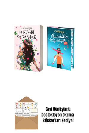 Rüzgârı Yaşamak + Operatöre Bağlanıyorsunuz 2 (Ciltli - Yan Boyamalı) + Okuma Sticker'ları