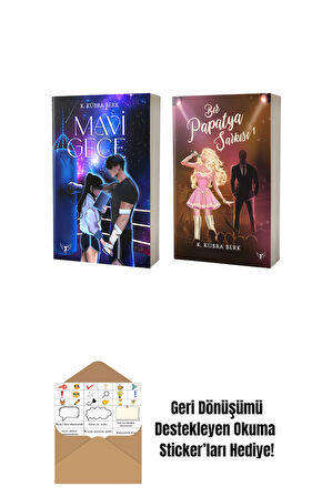 Mavi Gece + Bir Papatya Şarkısı 1 + Okuma Sticker'ları