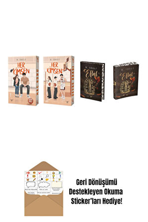 R. İdeli 4 Kitap Set + Okuma Sticker'ları