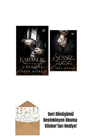 Karanlık Günahlar + Sessiz Yalanlar + Okuma Sticker'ları