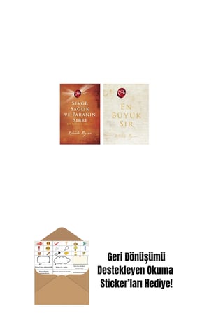 The Secret - Sevgi Sağlık ve Paranın Sırrı (Ciltli) + The Secret - En Büyük Sır (Ciltli) + Okuma Sticker'ları