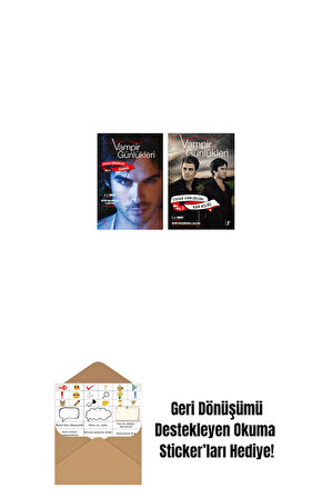 Vampir Günlükleri - Stefan Günlükleri Vol. 6 İradesiz + Vampir Günlükleri - Stefan Günlükleri Vol. 2 Kan Açlığı + Okuma Sticker'ları