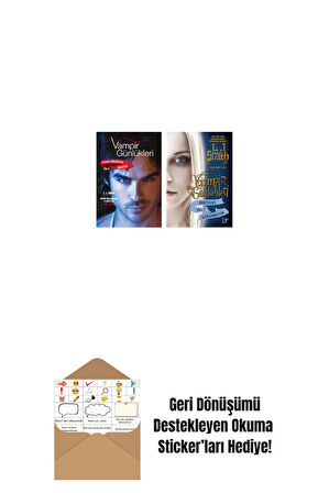 Vampir Günlükleri - Stefan Günlükleri Vol. 6 İradesiz + Vampir Günlükleri - Kurtuluş Vol. 1 Görünmeyen + Okuma Sticker'ları