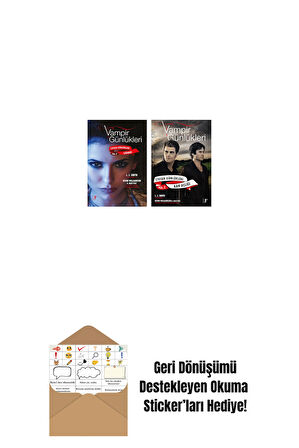 Vampir Günlükleri - Stefan Günlükleri Vol. 5 Sığınak + Vampir Günlükleri - Stefan Günlükleri Vol. 2 Kan Açlığı + Okuma Sticker'ları