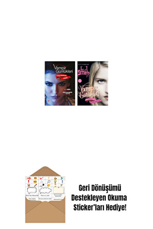 Vampir Günlükleri - Stefan Günlükleri Vol. 5 Sığınak + Vampir Günlükleri - Dönüş: Çöken Karanlık + Okuma Sticker'ları