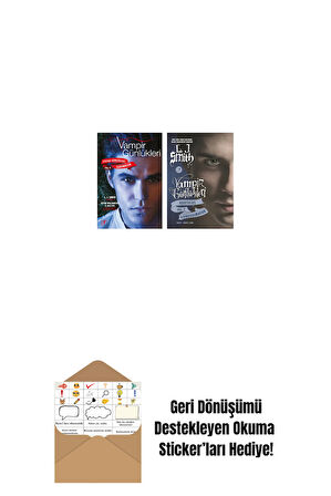Vampir Günlükleri - Stefan Günlükleri Vol. 4 Karındeşen + Vampir Günlükleri - Kurtuluş Vol. 2 Konuşulmayan + Okuma Sticker'ları