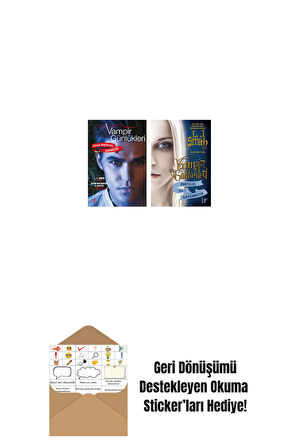 Vampir Günlükleri - Stefan Günlükleri Vol. 4 Karındeşen + Vampir Günlükleri - Kurtuluş Vol. 1 Görünmeyen + Okuma Sticker'ları