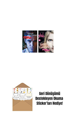 Vampir Günlükleri - Stefan Günlükleri Vol. 4 Karındeşen + Vampir Günlükleri - Dönüş: Çöken Karanlık + Okuma Sticker'ları