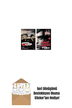 Vampir Günlükleri - Stefan Günlükleri Vol. 2 Kan Açlığı + Vampir Günlükleri - Dönüş: Gölge Ruhlar + Okuma Sticker'ları