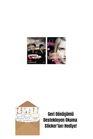 Vampir Günlükleri - Stefan Günlükleri Vol. 2 Kan Açlığı + Vampir Günlükleri - Dönüş: Çöken Karanlık + Okuma Sticker'ları