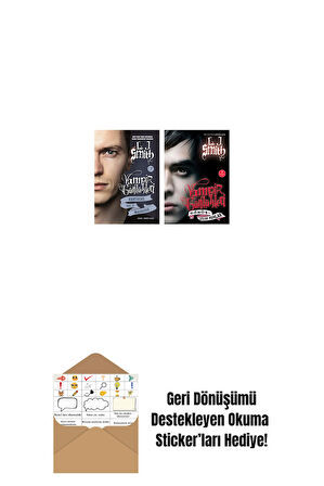 Vampir Günlükleri - Kurtuluş Vol. 3 Maskesiz + Vampir Günlükleri - Dönüş: Gölge Ruhlar + Okuma Sticker'ları