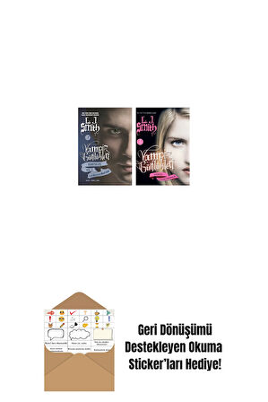 Vampir Günlükleri - Kurtuluş Vol. 2 Konuşulmayan + Vampir Günlükleri - Dönüş: Çöken Karanlık + Okuma Sticker'ları
